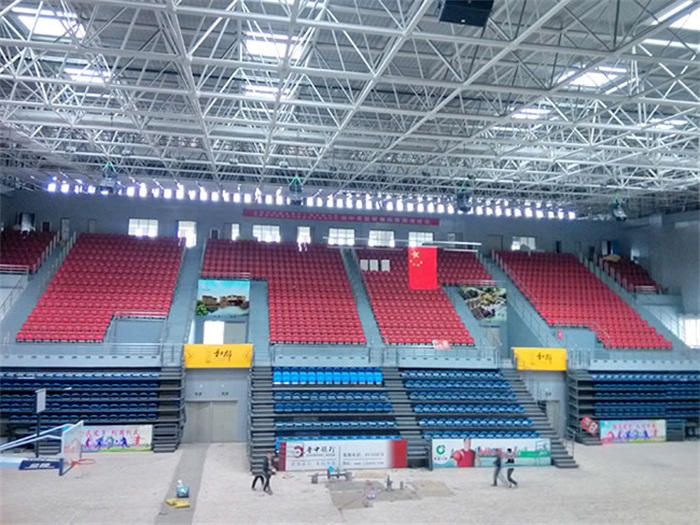 桂林电厂体育馆网架加工